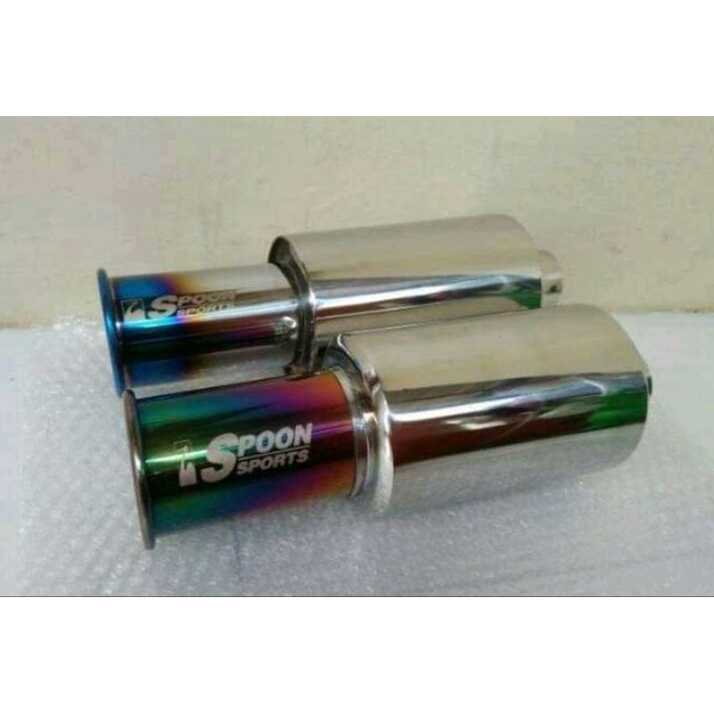 Knalpot mobil racing spoon sport racing mobil suara bass adem ulem cocok untuk semua jenis mobil bah