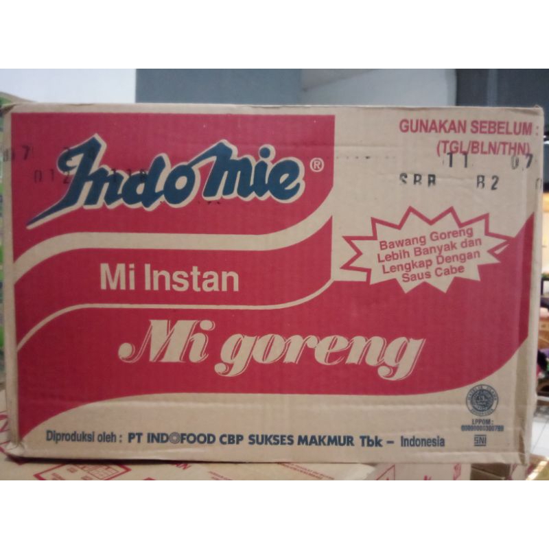 

MURAHHH !!! INDOMIE GORENG 1 KARTON 40 PCS