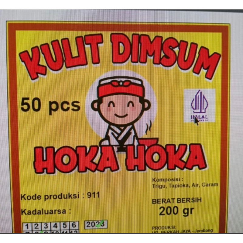 

HOKA HOKA KULIT DIMSUM 50pcs
