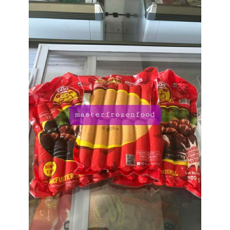 

Muantap Sosis Jumbo 500 gram isi 7