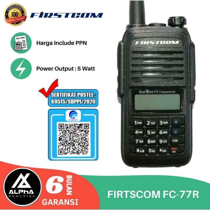HT Firstcom FC-77R FC 77 FC77 DUALBAND ORIGINAL GARANSI RESMI
