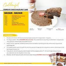 

RB22 Goldenfil Selai Rasa CHOCO CRUNCHY 1 Kg Untuk Olesan Roti, Kue & Cake