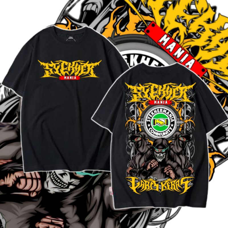 KAOS SYEKHERMANIA GARIS KERAS