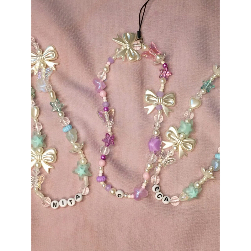 Phone strap| custom | inisial phone strap