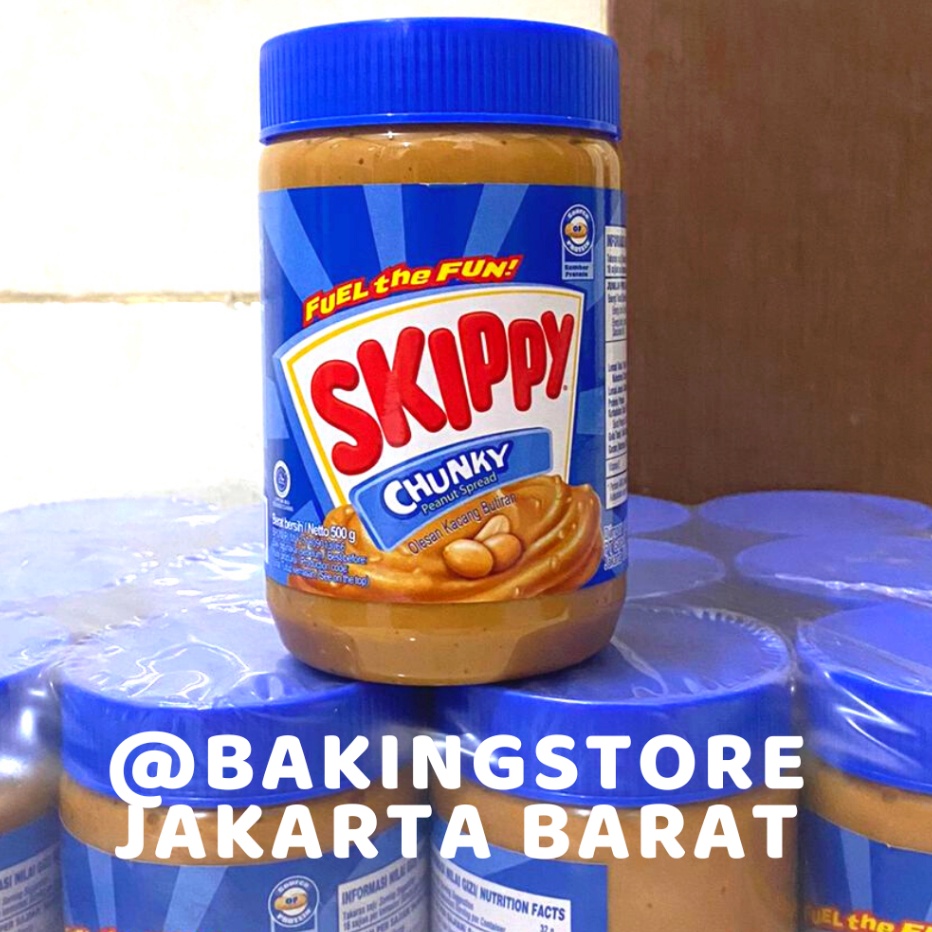 

Bayar Di Tempat Skippy Chunky Peanut Butter 500 gr | Selai Kacang