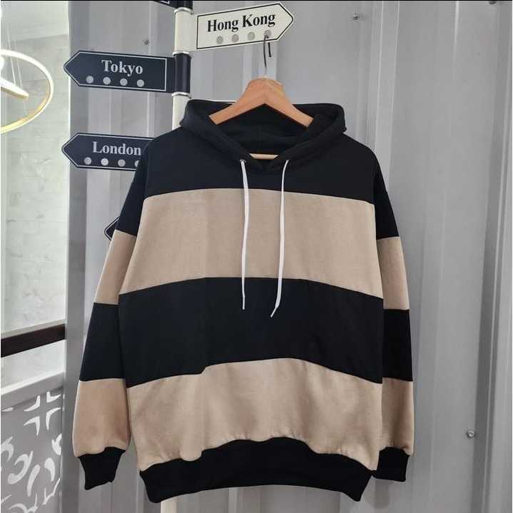 Jaket Sweater Hoodie Salur Big Size/Jaket Hoodie Belang/Jaket Wanita/Jaket pria
