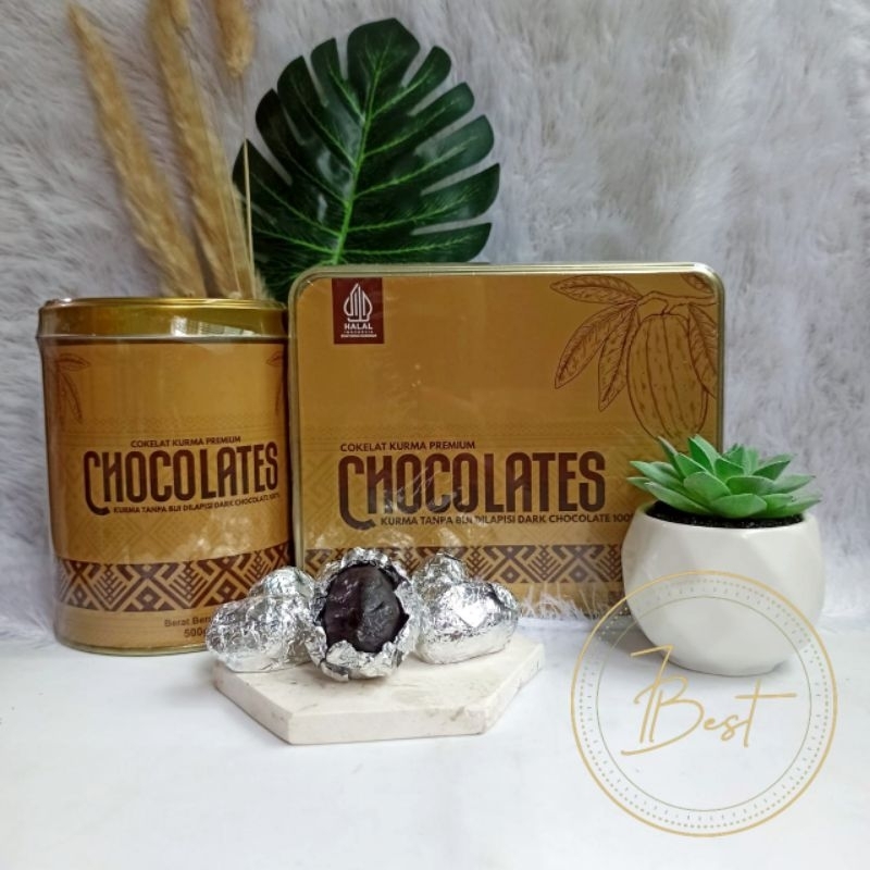 

CHOCOLATES COKLAT KURMA DARK CHOCOLATE DATES ZERO SUGAR PREMIUM SNACK SEHAT CHOCO DATES