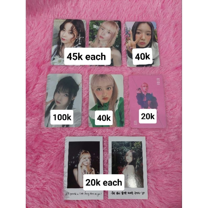 nmixx photocard kyujin lily jiwoo haewon expérgo amnd