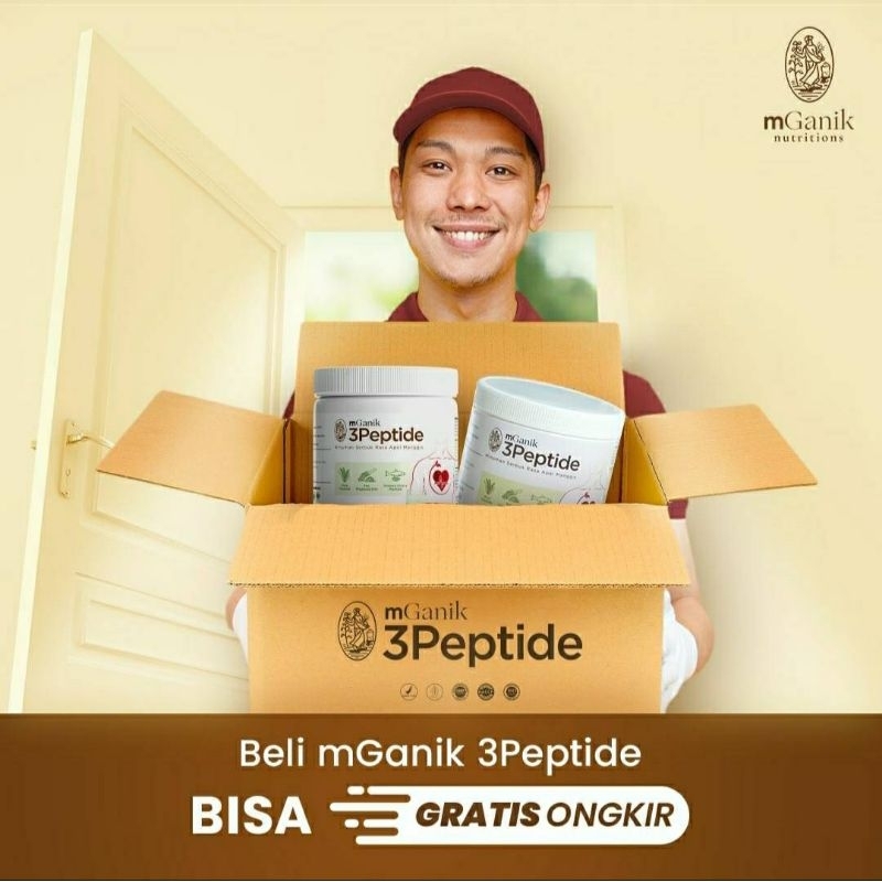 

mGanik 3Peptide, Suplemen Penurun Hipertensi dan Kolesterol, Kesehatan Jantung, Kardiovaskular Sehat, Rasa Apel Manggis