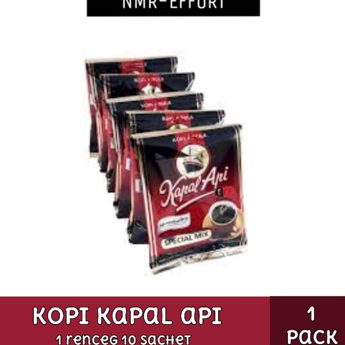 

Harga Murah Kopi Kapal Api Special Mix 1 Renceng 10 sachet @ 25gr