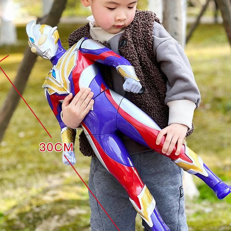 Lariz Ready✅30CM/Besar Ultraman Z Zero Mainan Ultraman Geed Orb Rosso Ultramen Ribut Figure Ultra Se