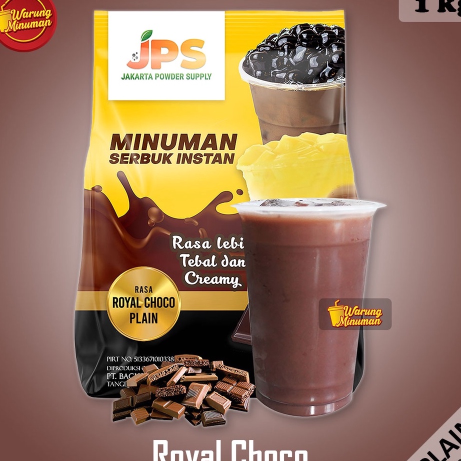 

Bayar Di Tempat JPS PLAIN Royal Choco / Cokelat 1 kg - Bubuk Minuman Tanpa Gula / Powder Drink / Serbuk Instan