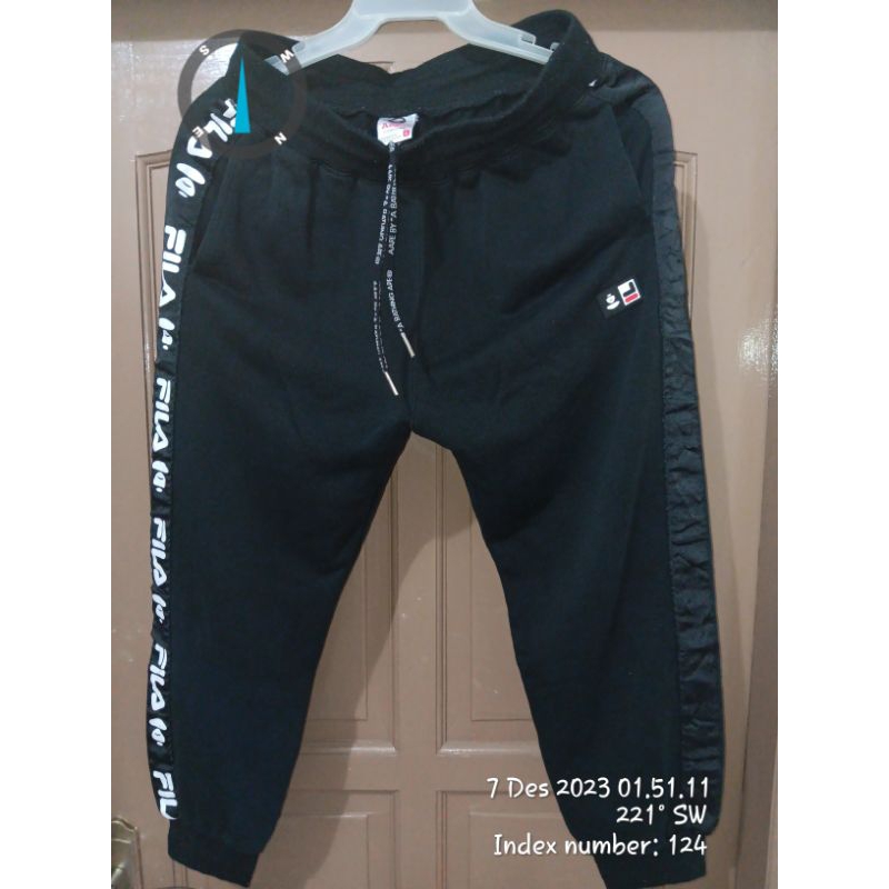 celana jogger AAPE X FILA otiginal second