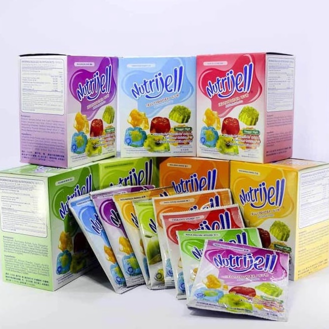 

Terkini Nutrijell Jelly Powder Ekonomis 1 Box Isi 12 Pcs All Varian Buah