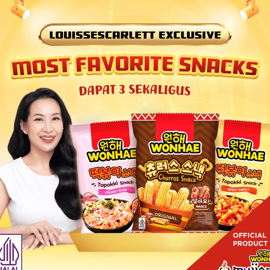 

Big Sale [Louisse Scarlett Exclusive] Most Favorite Snacks Wonhae