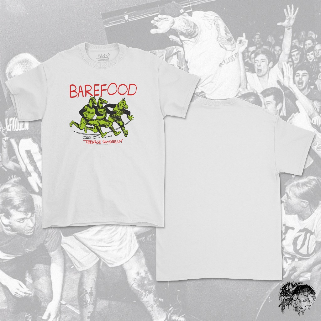 [KAOS BAND] BAREFOOD - TEENAGE DAYDREAM | Kaos Metal | Kaos Punk | Kaos Hardcore | Baju Band | Skena