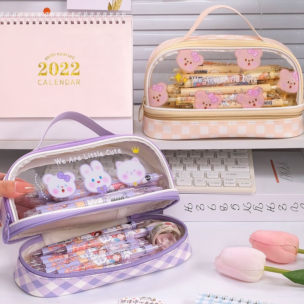 

el terbaru Grosiran OMYGOOSE TEMPAT PENSIL ANAK / PEN CASE KARAKTER / TEMPAT PENSIL WARNA TRANSPARAN DCW 065 TJM