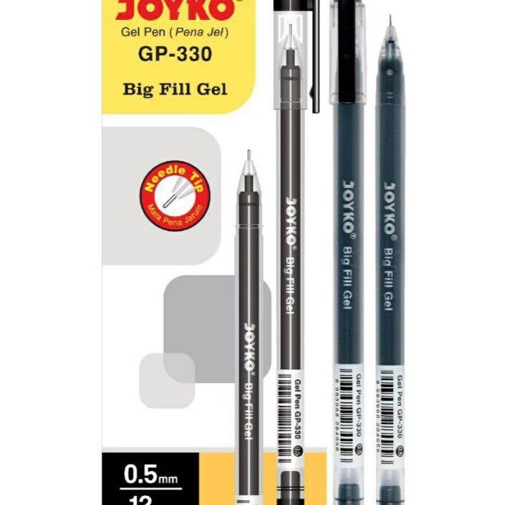 

Terlaris Pulpen Gel Joyko Gp-330 Big Fill 0.5mm ( 1pak/12pcs ) ➽✤★