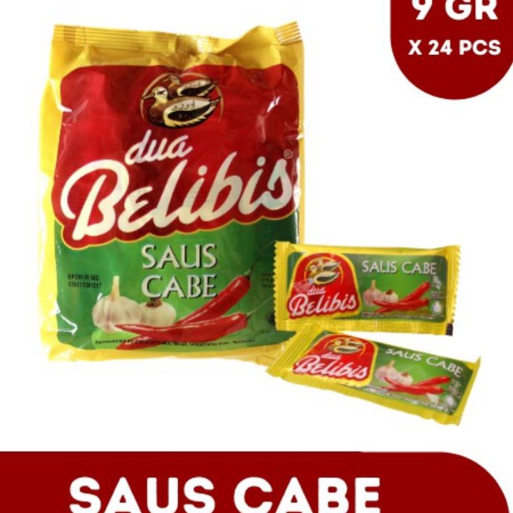 

Bayar Di Tempat Dua Belibis Saus Cabe 9gr isi 24 Sachet / saos sambal
