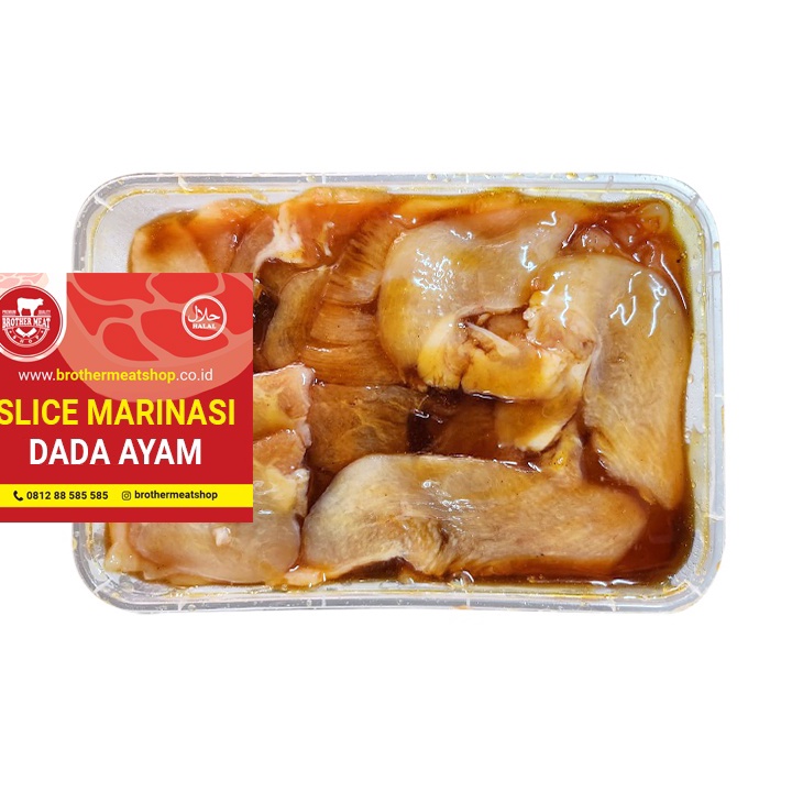 

Terbaru Slice Marinasi Dada Ayam 500gr, Halal