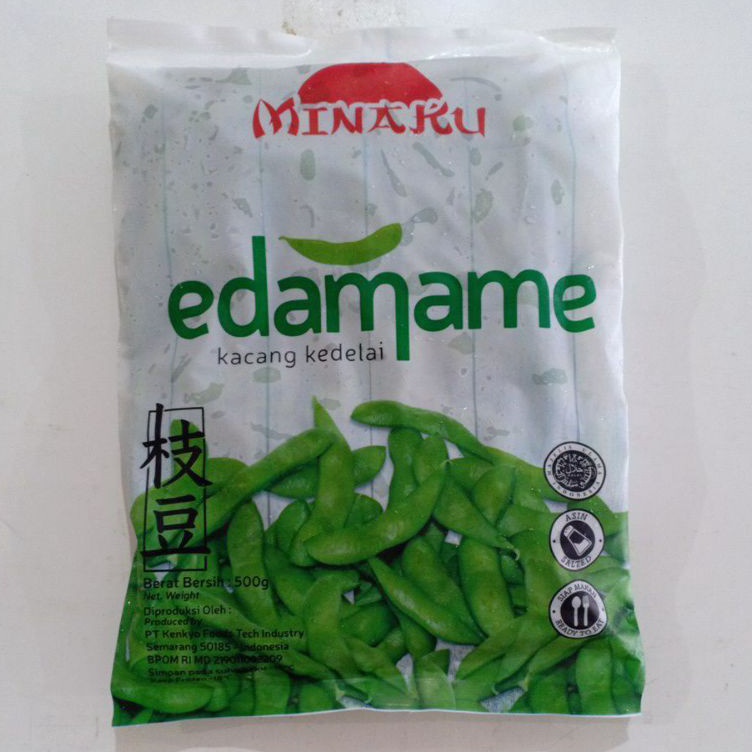 

Pasti Murah MINAKU edamame kacang kedelai salted 500gr