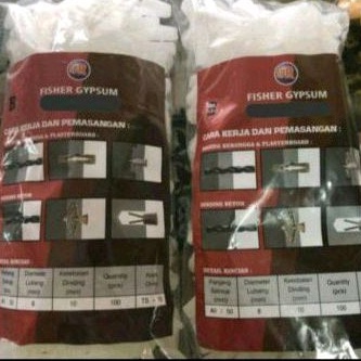 berkualitas Viser Fiser Plug Gypsum / Toggle / Nylon / Ram Plastik belkang
