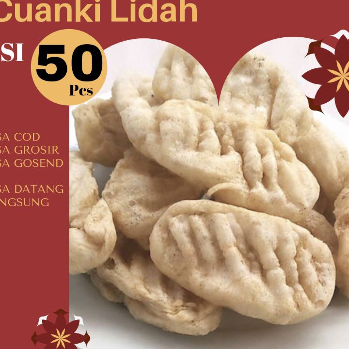 

Kirim Sekarang BISA COD - Cuanki Lidah isi 50 pcs - Cuankie - toping seblak - baso aci - bakso