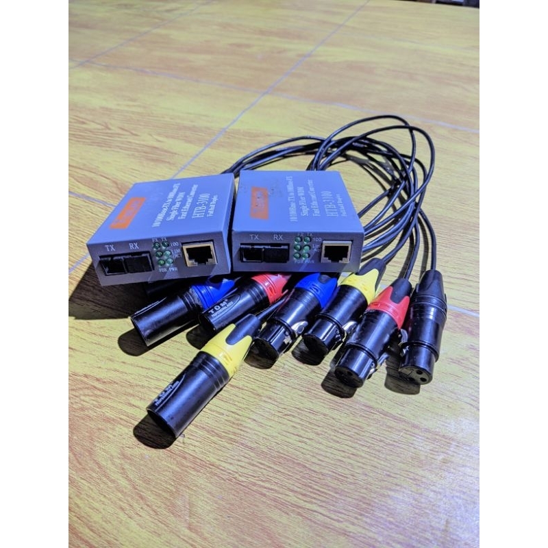 KORVERTER LAN TO XLR - KORVERTER XLR TO LAN - ADAPTER XLR TO LAN - ADAPTER LAN TO XLR SEPASANG