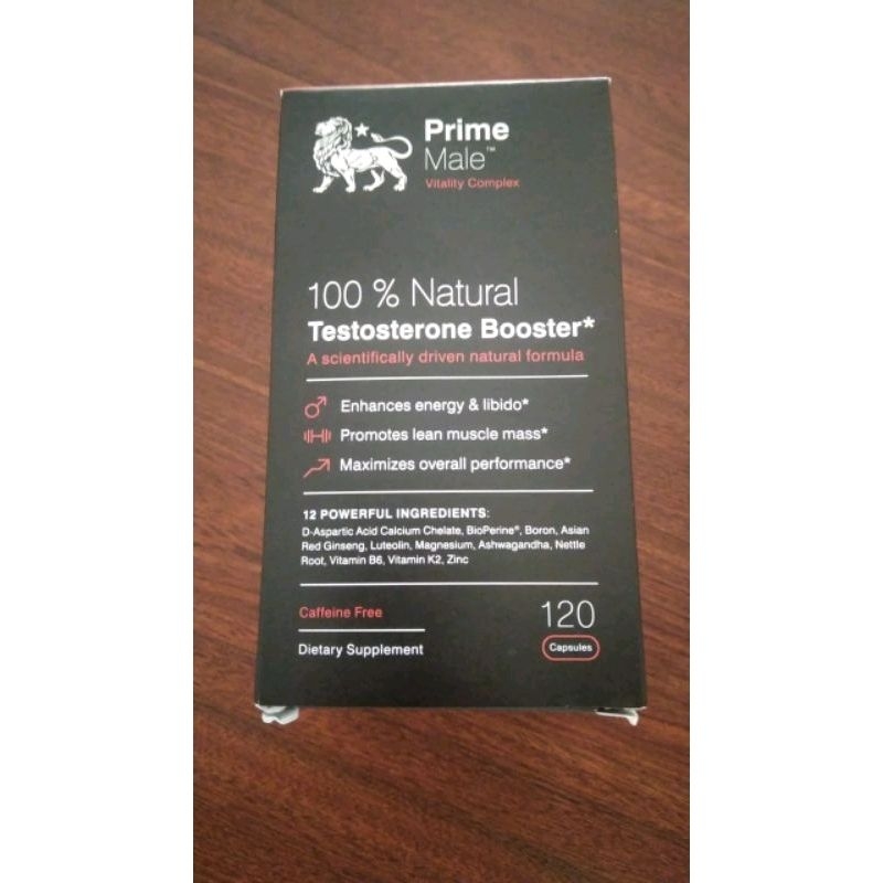 Prime Male 100%natural testosterone booster