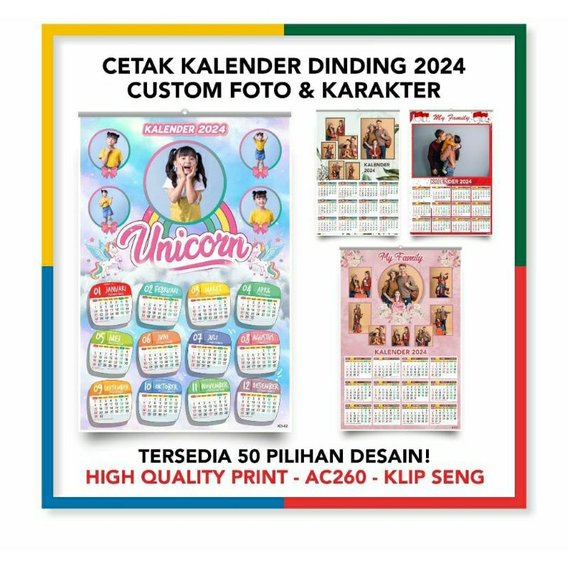 

Kalender Custom 2024 Pakai Foto Sendiri