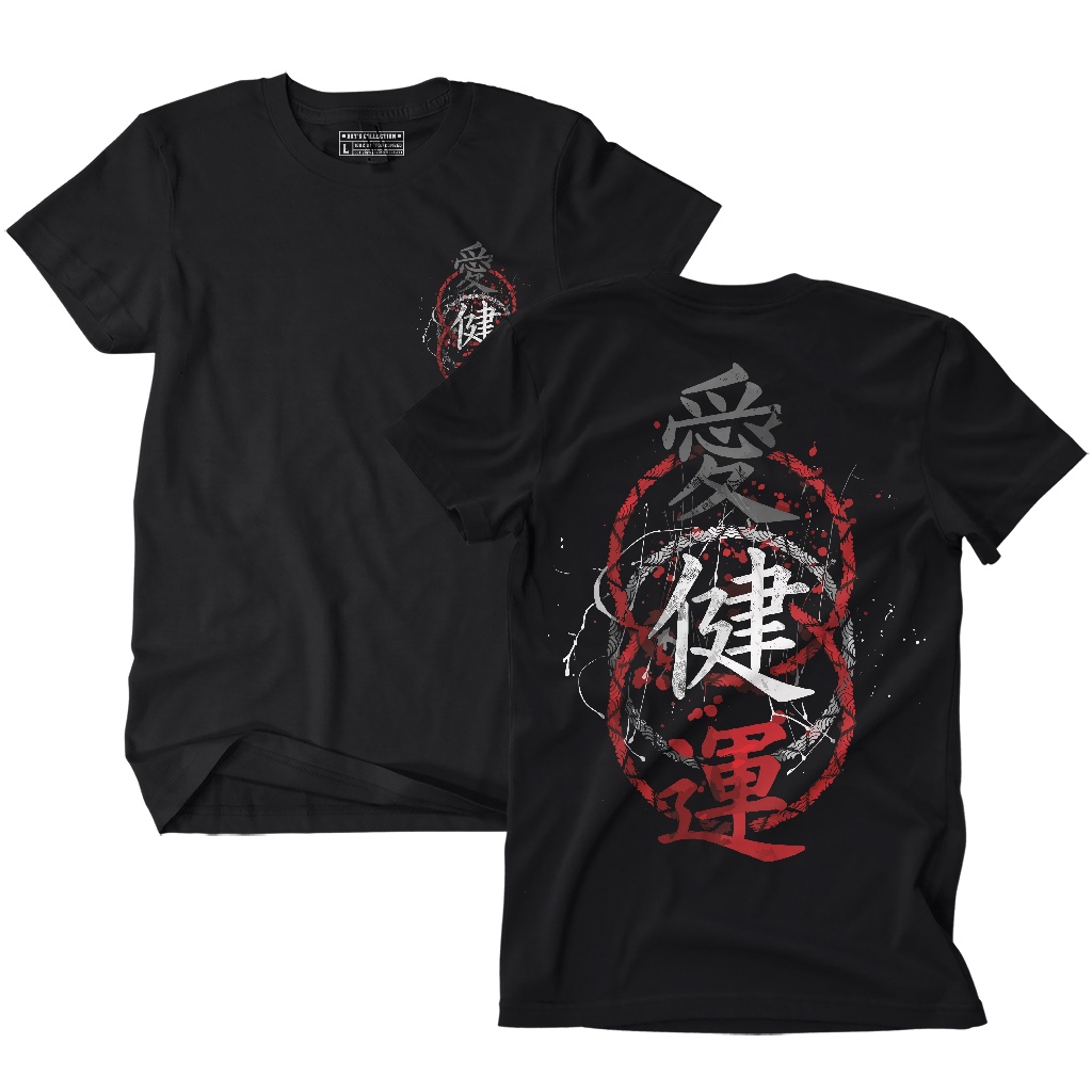 Kaos Motif Jepang Kaos Distro Katun Combed 24s T-shirt Pria BC267