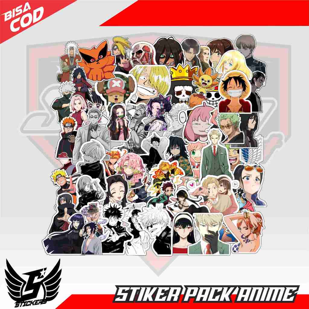 

STICKER PACK ANIME VIRAL / STICKER PACK ANIME TERBARU / STICKER TUMBLER / STICKER HELM
