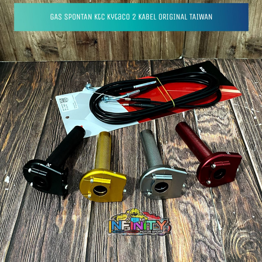 KTC KYTACO Gas Spontan CNC AT-102/GAS SPONTAN KTC 2 KABEL ORIGINAL AEROX NMAX VARIO BEAT CBR NINJA R