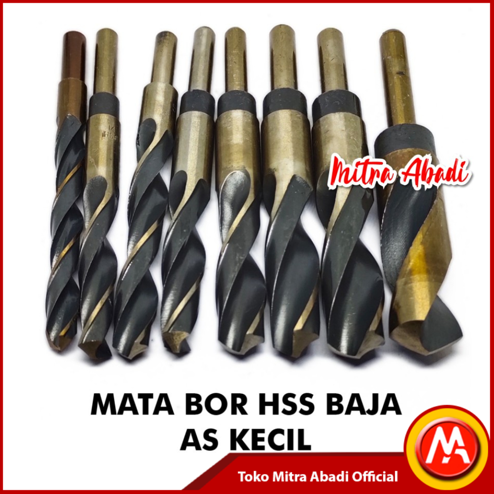 Mata Bor HSS Baja AS Kecil Small Handle Drill Bit 12 mm 14 mm 15 mm / AS 10 MM