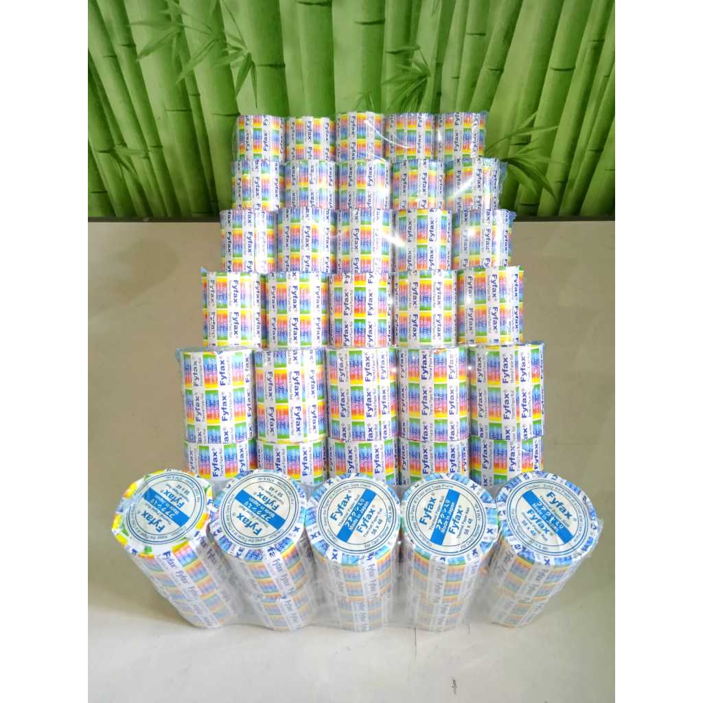 

Kertas Thermal Kasir 58x48mm /57x50 Kertas Struk / Merk FYFAX /IWARE/ 1 Slop isi 10 Roll