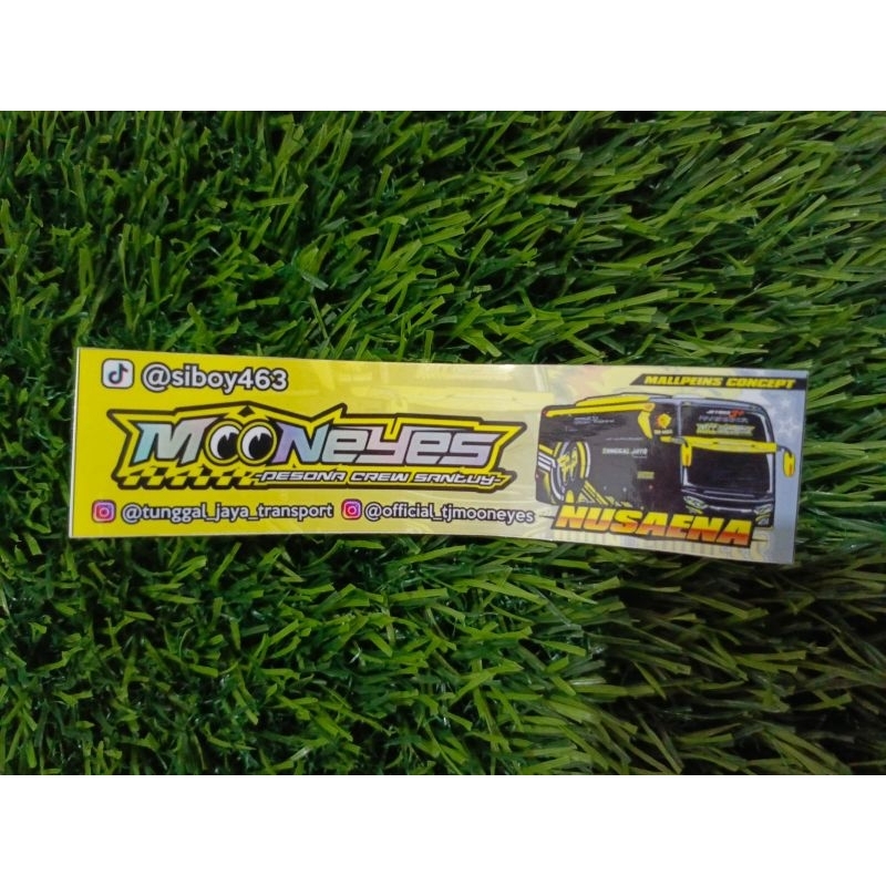 stiker basuri mooneyes tunggal jaya asli original 1pcs