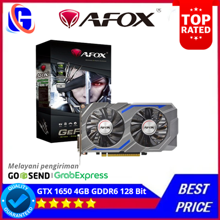 Afox Nvidia Geforce GTX 1650 4GB GDDR6 128 Bit DUAL FAN