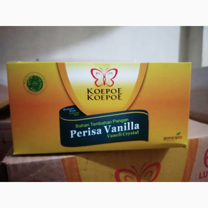 

Panili renteng Kupu-kupu 1 box (100 pcs) Perisa Vanilla Koepoe koepoe