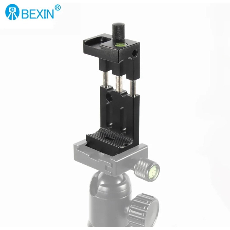 BEXIN PH-08 HP Phone Clip Tripod Mount Adapter Cold Shoe Spirit Level Bracket Holder Stand | SKU 1.0