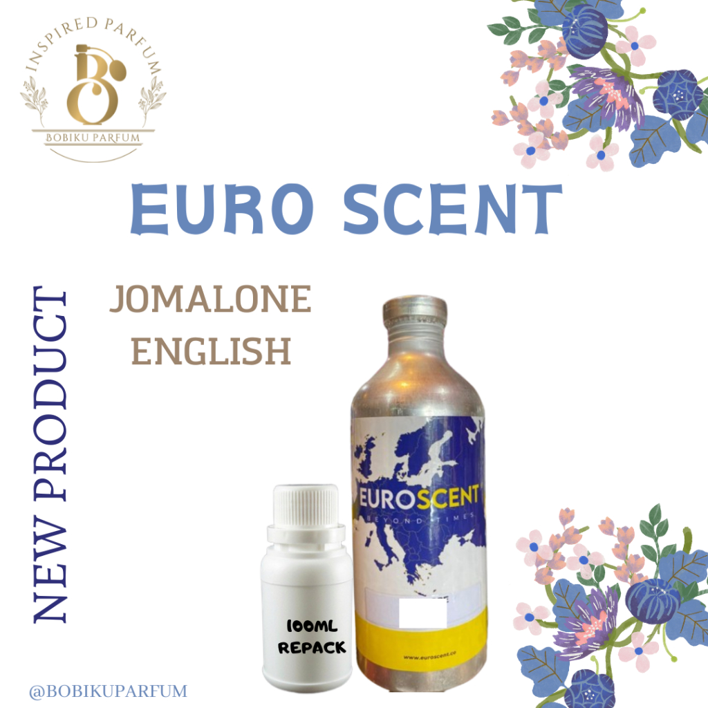 BIBIT PARFUM MURNI JOMALONE ENGLISH // EURO SCENT // 100ML REPACK