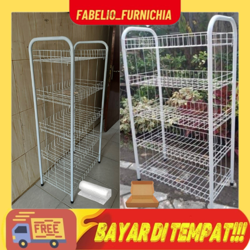 Rak Ciki Serbaguna 5 Susun/Rak Jumbo 5 Susun/Rak Anti Karat/Rak Serbaguna/Rak Ciki
