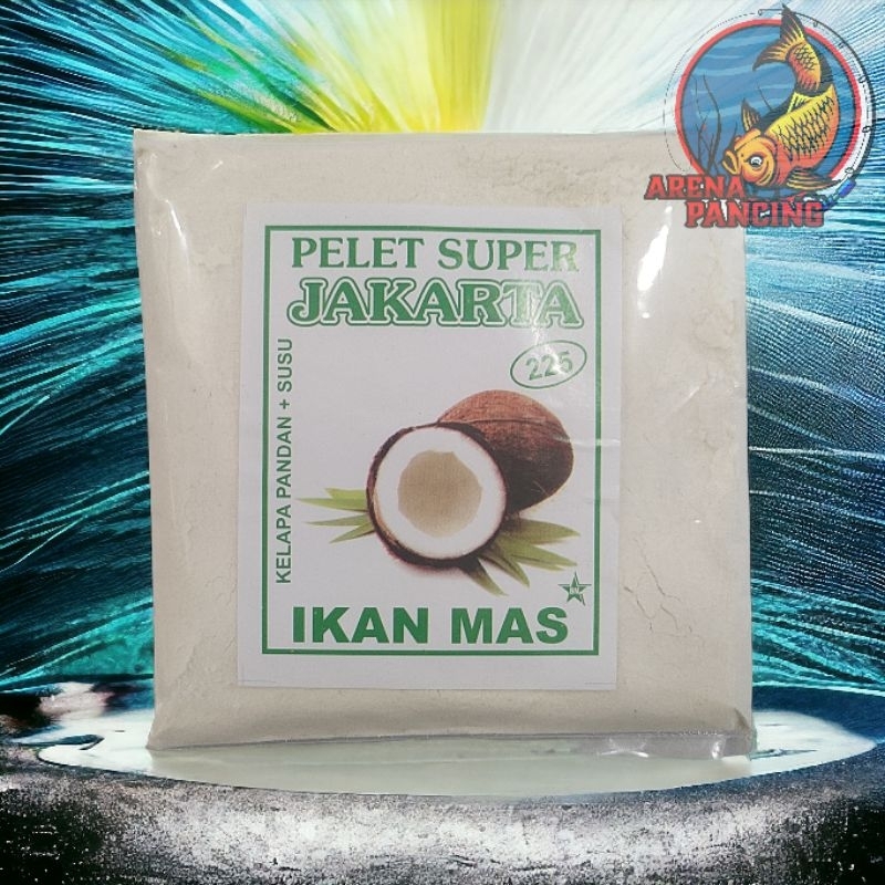 Umpan Pancing Pelet Super Jakarta Aroma Kelapa Pandan + Susu