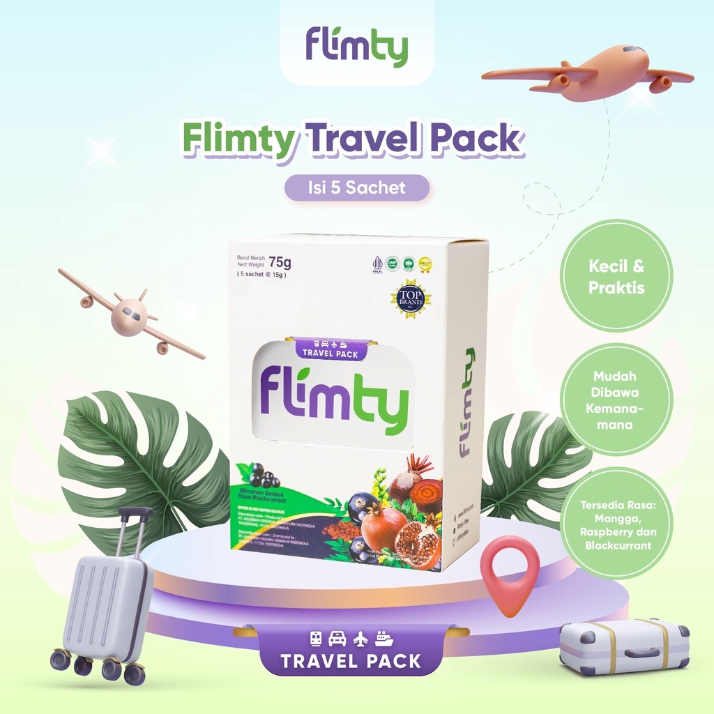 

FLIMTY MINUMAN SERBUK (TRAVEL PACK) SERIES ISI 75 GRAM = 5 SACHET