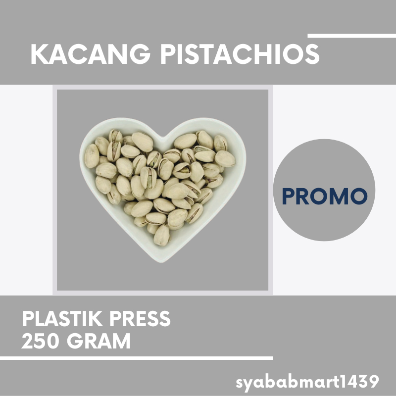 

Kacang Pistachios Fustuk 250 Gram Khas Arab | Cocok Untuk Oleh-oleh Haji & Umroh