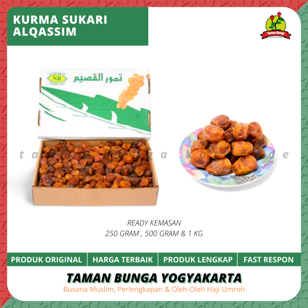 

KURMA SUKARI / KURMA RAJA AL QASIM PREMIUM / 500GRAM