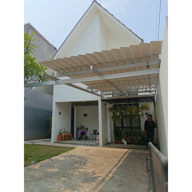 Void Lovera Roovree atap buka tutup aluminium