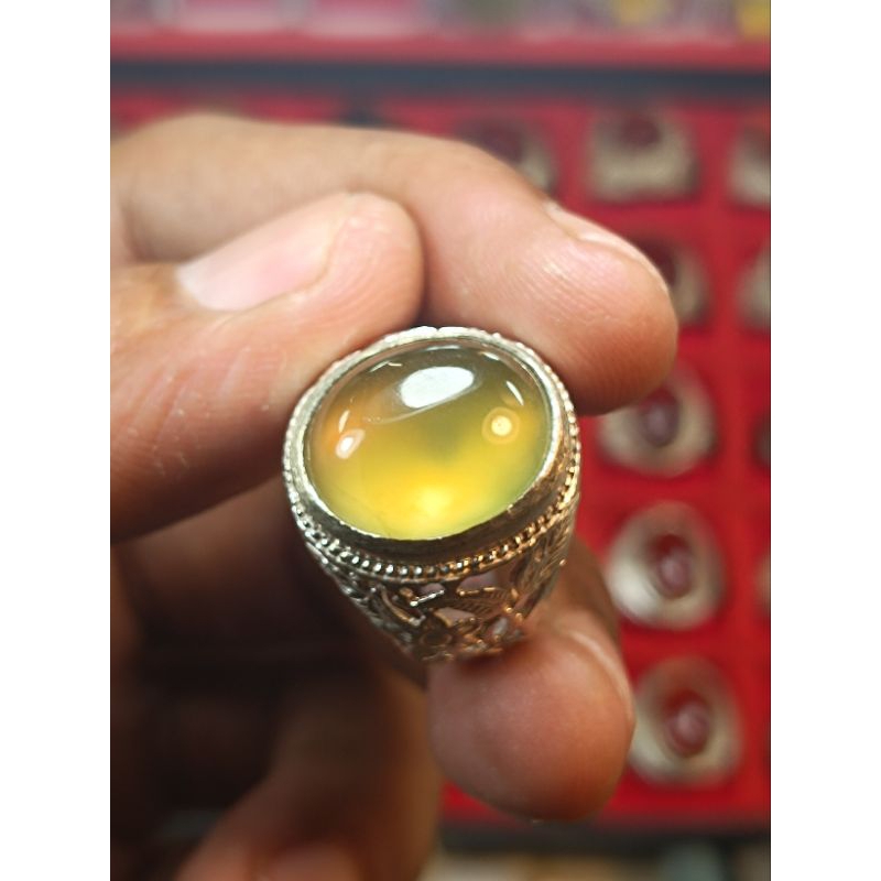 batu akik bio solar kristal giwang super