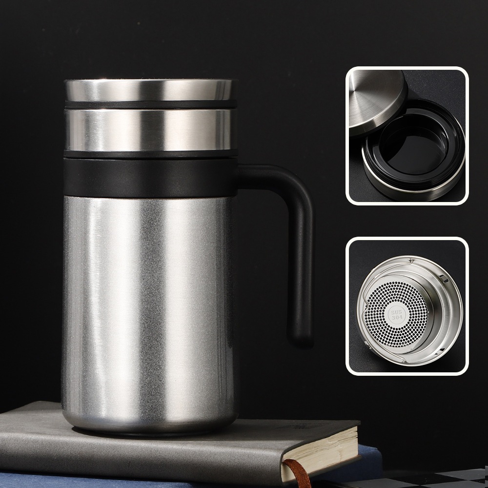 Termos/Vacuum Cup Air Minum / Mug I Termos Dengan Logo Tulisan Heenoor I Termos Polos I Termos