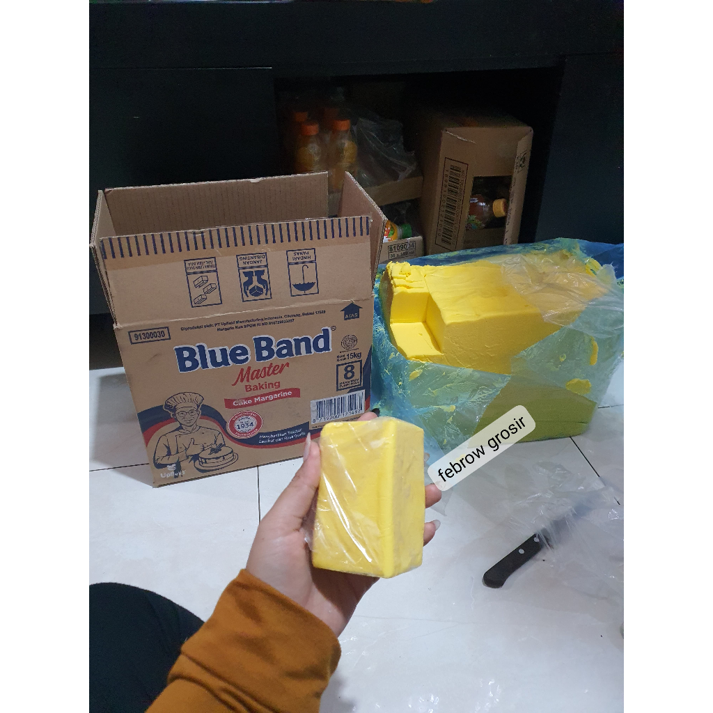 

BLUE BAND Master Cake Margarine REPACK / Margarin 1 kg mentega kilo 1000gr