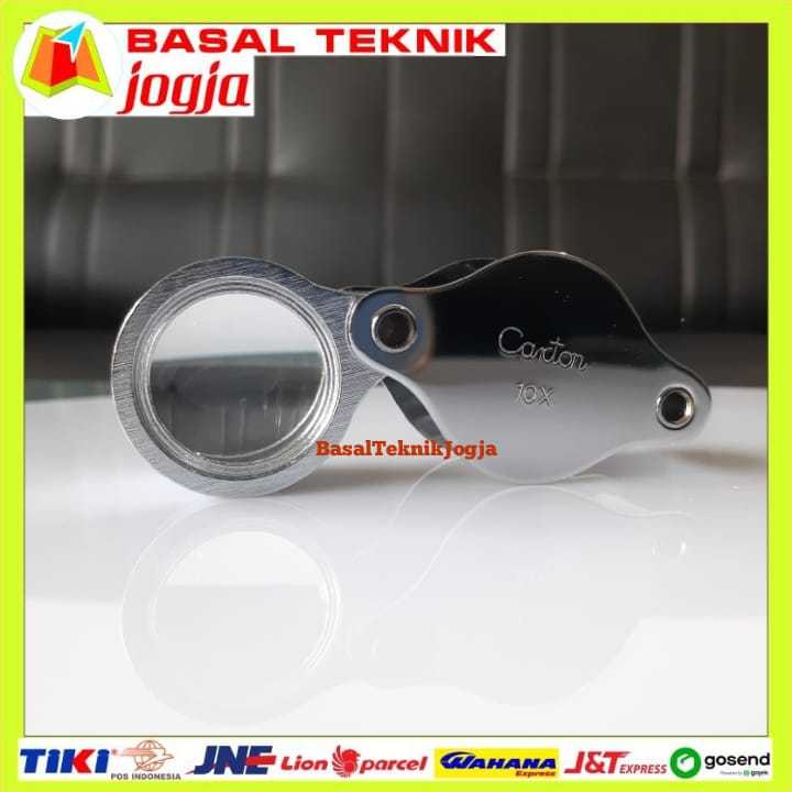 

Loupe Carton 10x Magnifier Lup Geologi Carton Japan 10 x Jepang stainless kaca pembesar batuan